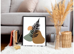 Rámovaný obraz Botanik II, 30x40 cm