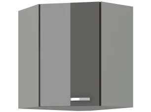 Horná rohová kuchynská skrinka Grey 60/60 cm