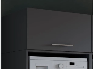 Skriňový nádstavec Mr. Sauber 68 cm, antracitová