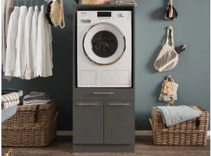 Úložná skrinka pod práčku Mr. Sauber, antracitová