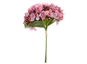 Umelá kytica Hortenzia, ružová