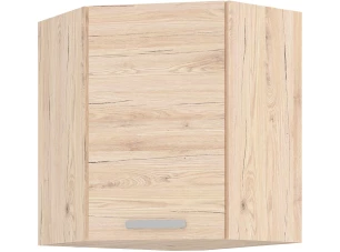 Horná rohová kuchynská skrinka Bordeaux, 60/60 cm, dub bordeaux