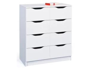 Komoda s 8 zásuvkami Westphalen, biela