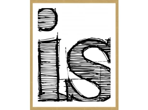 Rámovaný obraz Is, 40x50 cm