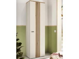 Predsieňová šatníková skriňa Lima, béžová kašmír/dub evoke