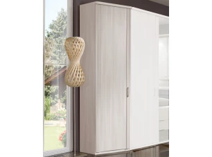 Skosená skriňa Luxor 47 cm, polárny smrekovec, ľavá