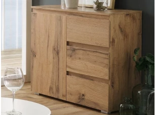 Komoda so zásuvkami Image 80 cm, medový dub