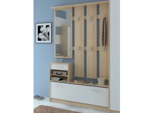 Predsieňová stena Vincent, dub sonoma/biela