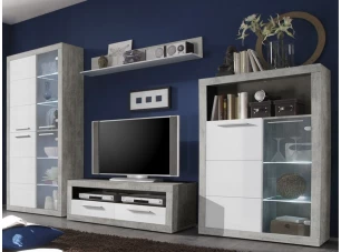 Obývacia stena Stone, s osvetlením