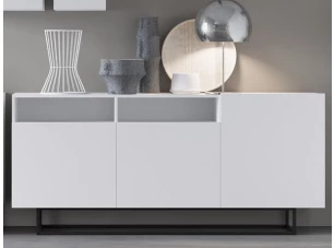 Široká komoda Enjoy, biela