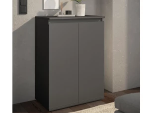 Skrinka 2-dverová Brest, 60 cm, antracitová