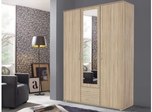 Šatníková skriňa 3-dverová Twin, dub sonoma