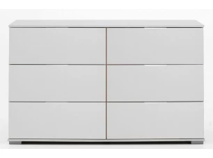 Zásuvková komoda Easy Plus, 130 cm, biela