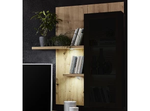 Závesný panel s policami Selma, dub artisan