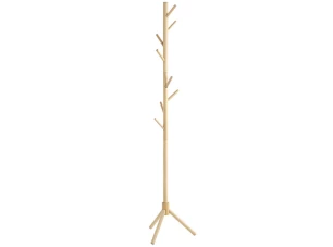 Stojací vešiak Nora, prírodné  drevo