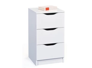 Komoda so 3 zásuvkami Westphalen, biela