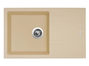 Granitový drez s odkvapom Sinks Linea 780 N, sahara