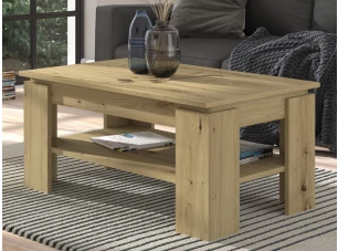 Obdĺžnikový konferenčný stolík Titan, dub artisan