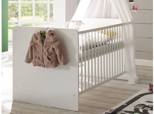 Baby postieľka pre deti Paula 70x140 cm, biela