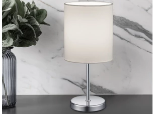 Stolná lampa Jerry, biela