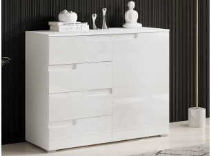 Skrinka Spice, lesklá biela