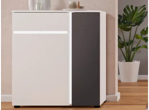 Komoda so zásuvkou Kato, s osvetlením