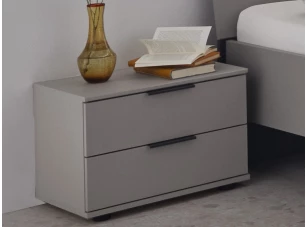 Set nočných stolíkov (2 ks) Tilburg, šedá sahara