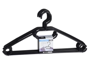 Súprava ramienok (10 ks) čierny plast