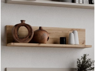 Polica na stenu Asko Living, 60 cm, dub artisan