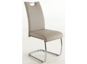 Jedálenská stolička Flora, cappuccino ekokoža