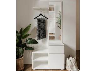 Predsieňová stena Image, biela