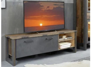 TV skrinka Prime, vintage optika dreva