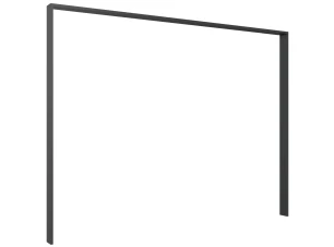 Paspartový rám k šatníkovej skrini Saigon, grafit