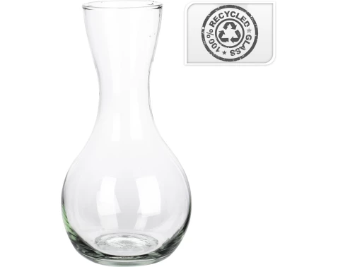 E-shop Váza/karafa 1,5 l, recyklované sklo%