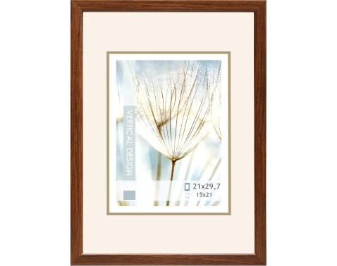 E-shop Fotorámik Giulia 21x29,7 cm, prírodná tmavá%