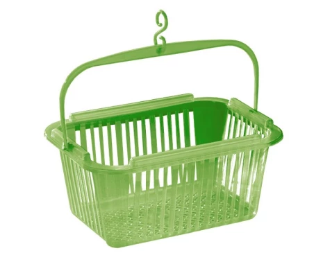 Košík na štipce závesný, zelený%