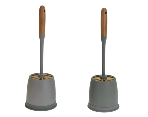 WC kefa so stojanom šedá/bambus%