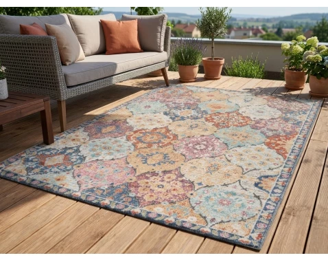 Vonkajší/vnútorný koberec Salsa 160x230 cm, orientálne farebný%