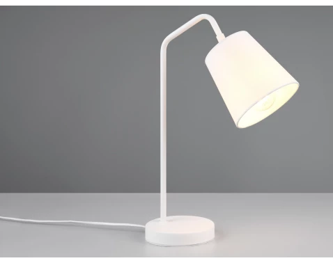 Stolná lampa Buddy, biela%