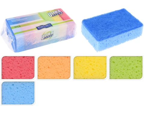 Hubky na riad (7 ks) Ultra Clean, farebné%