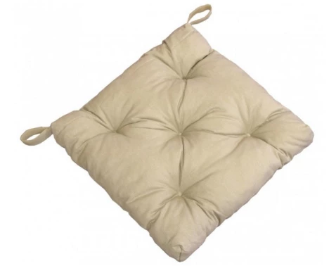 E-shop Podsedák na stoličku Gesa 40x40 cm, béžová%