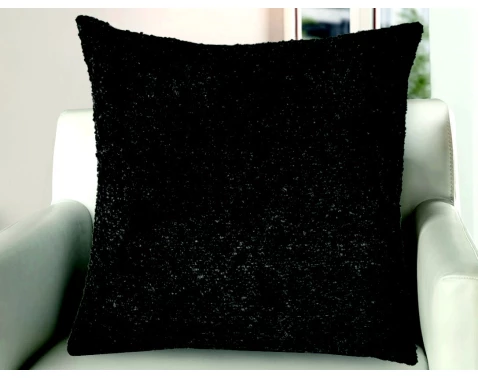 Dekoračný vankúš Bouclé 45x45 cm, antracitová%