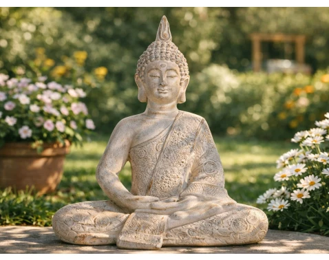 Dekorační soška Sedící Buddha%