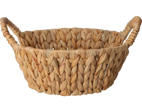 E-shop Pletený úložný košík 26x11 cm, vodný hyacint%