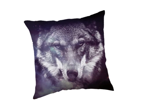 Obliečka na vankúš Blue Wolf, 45x45 cm%