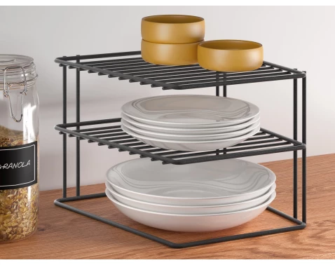 E-shop Stojan na taniere do skrinky Lava TouchTherm 25x19 cm, čierny%