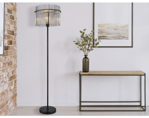 E-shop Stojacia lampa Gorley 152 cm, sklenené tyčinky%