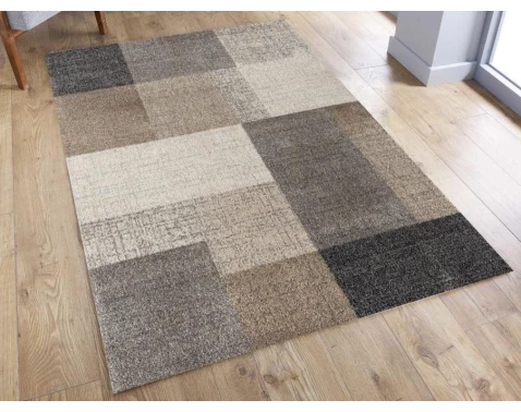 Koberec Thales 80x140 cm, béžové kocky%