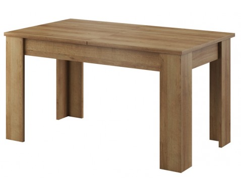 Jedálenský stôl Sky 140x80 cm, dub riviera, rozkladací%