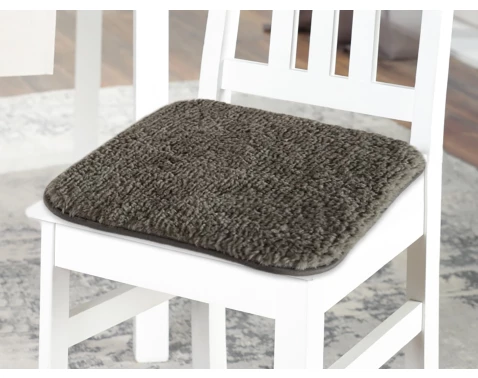 Podsedák na stoličky Rabbit Teddy 38x38 cm, antracitový%